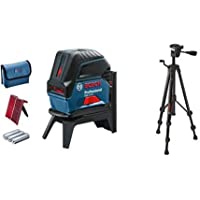 Bosch Professional Nivel láser GCL 2-15 puntos de plomada- 3 pilas AA- soporte giratorio RM 1- placa reflectora de…